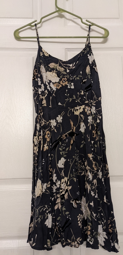 Dark Grey Old Navy Skater Dress Medium